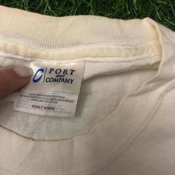 White ‘First To The Ball Last To Give Up’ Soccer Graphic Tee - Picture 4 of 5